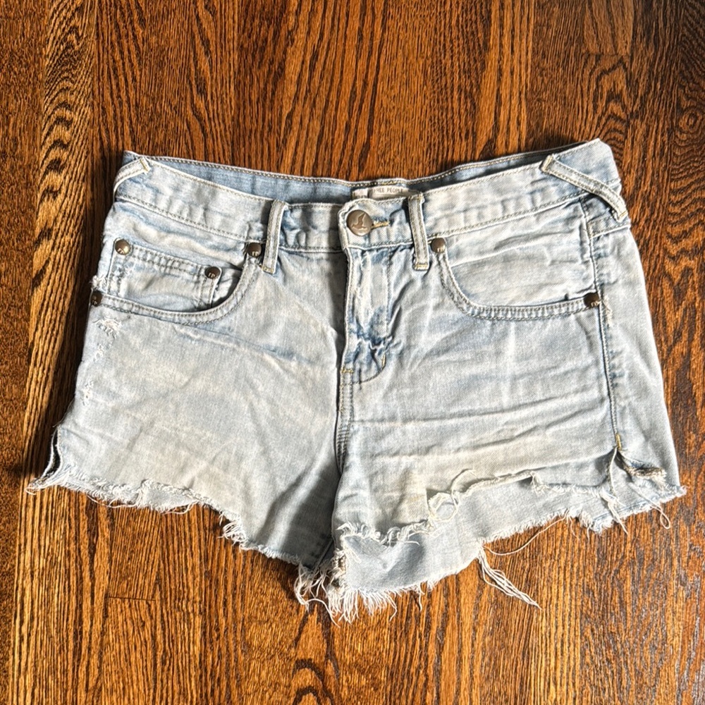 Free People Jean shorts